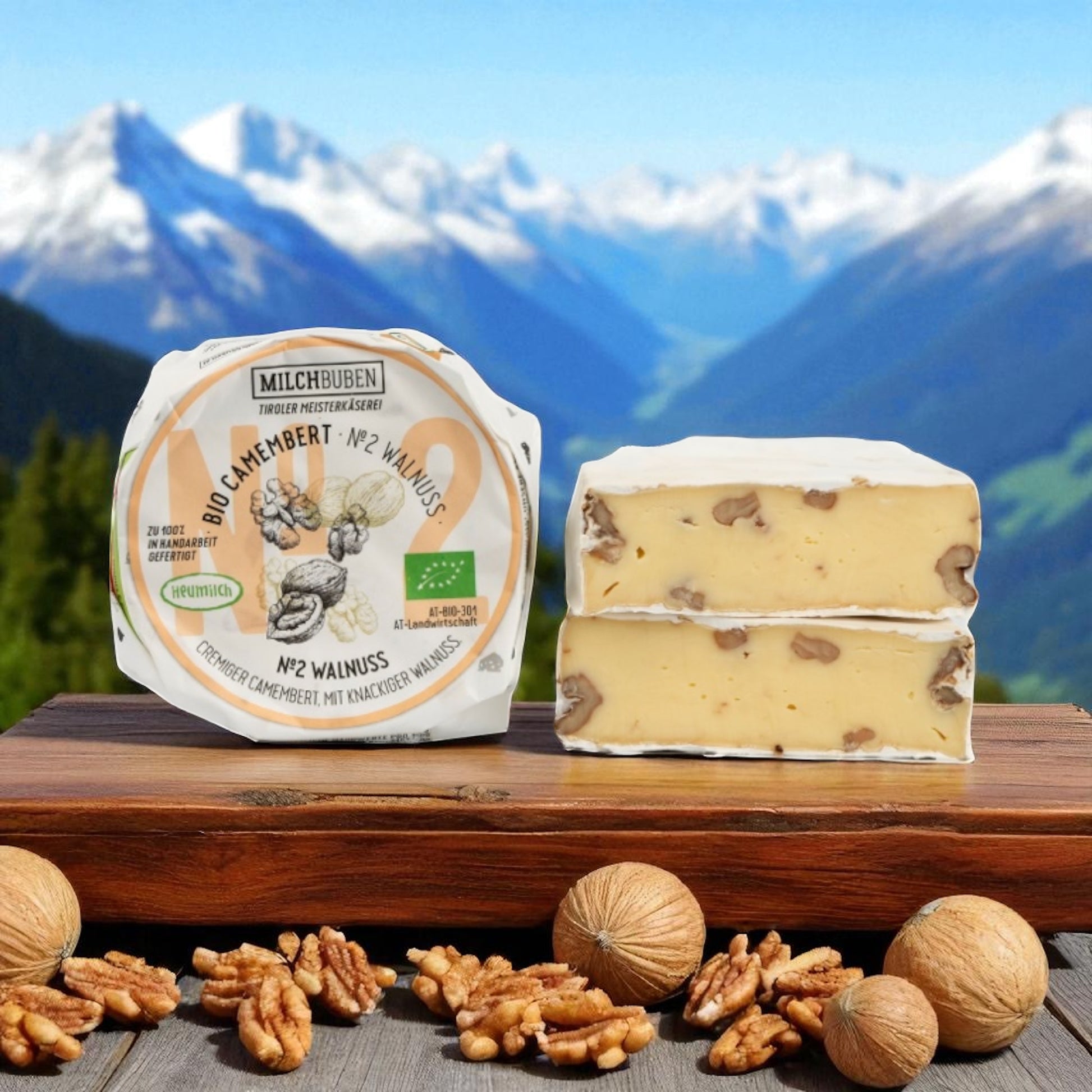 Bio Camembert Walnuss 180g