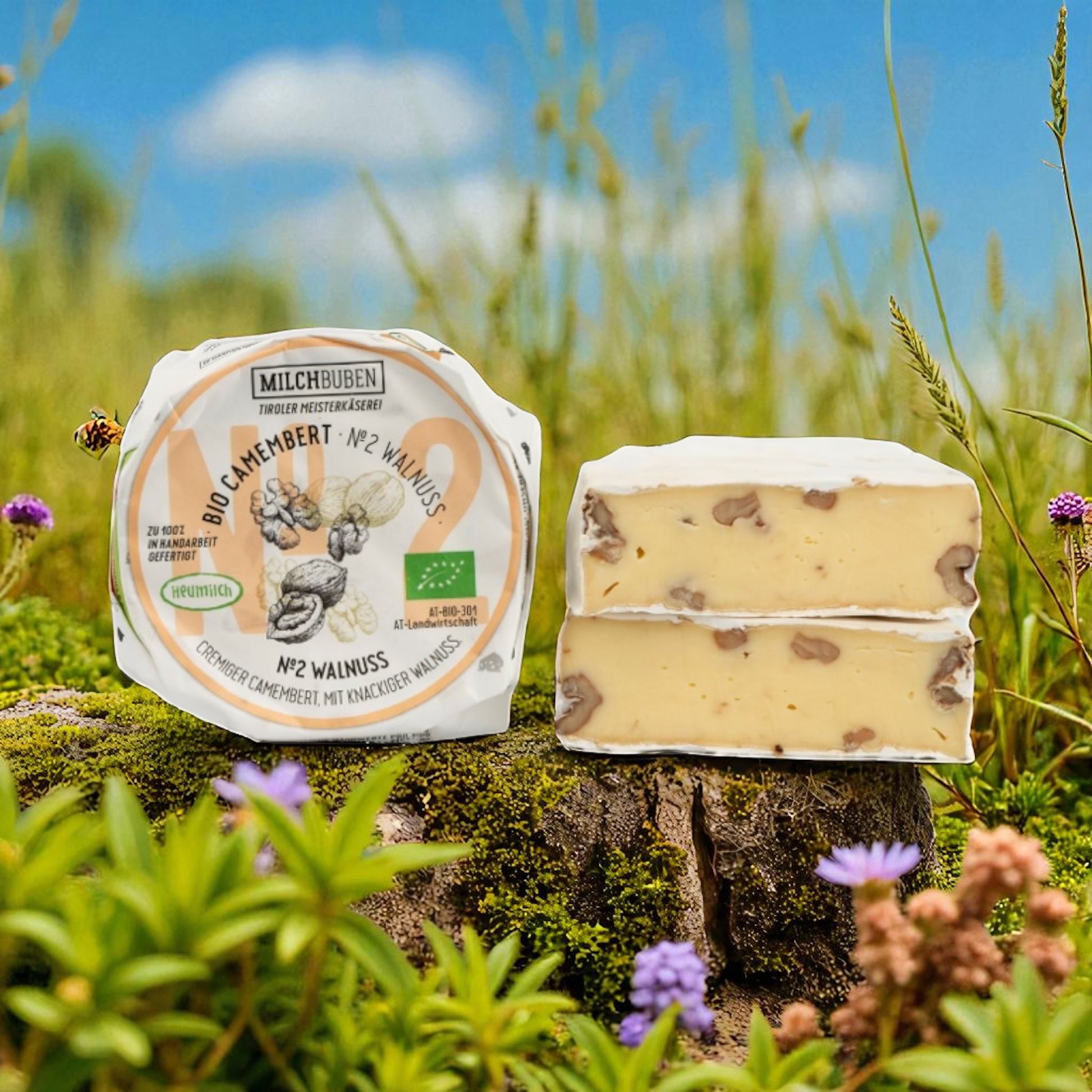Bio Camembert Walnuss 180g