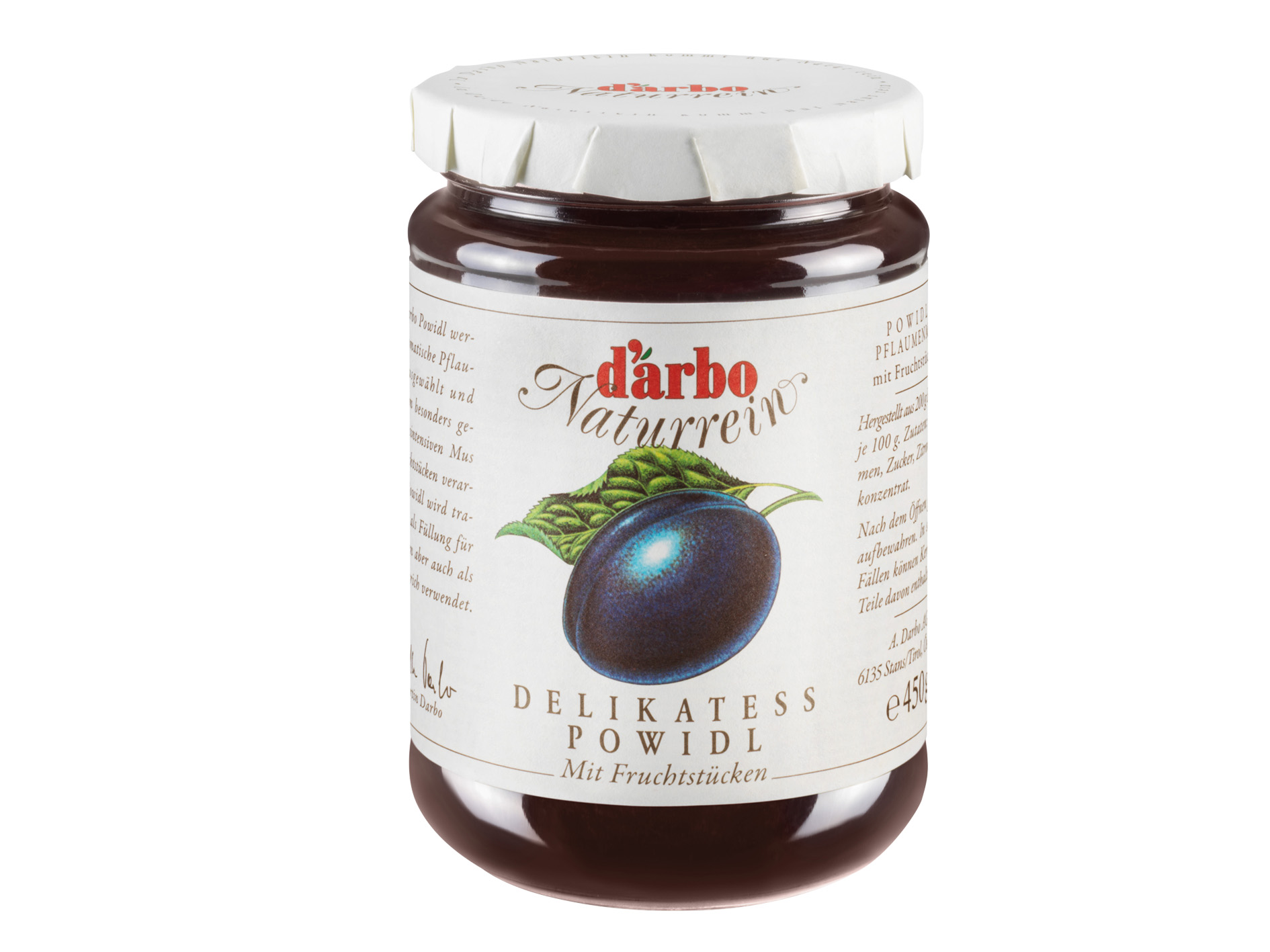 Marmellata Di Prugne Naturale Darbo 450 G 5574